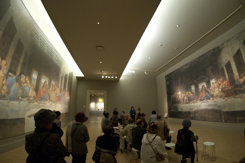 大塚国際美術館：最後の晩餐(レオナルド・ダ・ビンチ) 修復前・後の対面展示