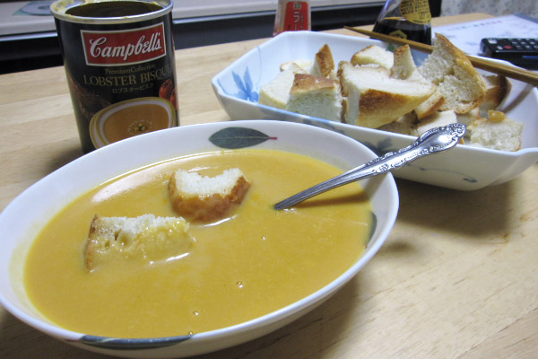 ロブスタービスクの缶スープ