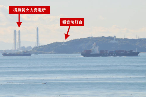 富津岬と富津元洲堡塁砲台