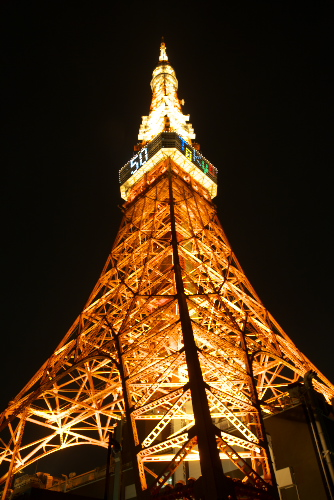 東京タワー開業50周年記念ライトアップ