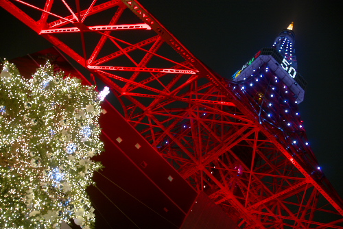 東京タワー開業50周年記念ライトアップ